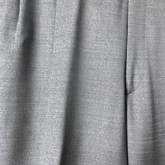 Paul Cicchini Custom Italian Fabric Pleated Dress Suit Pants Gray FLAW 34 x 30 - Picture 2 of 5